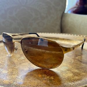 Cartier Santos Dumont Aviator Sunglasses - Polarized Tinted Lenses w/Rivets
